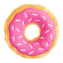 Zippy Paws Junior Donutz Strawberry Squeaky Plush Toy Dog (Small)