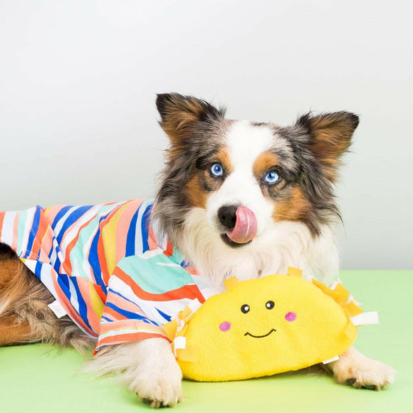 Zippy Paws NomNomz Taco Plush Squeaky For Dog