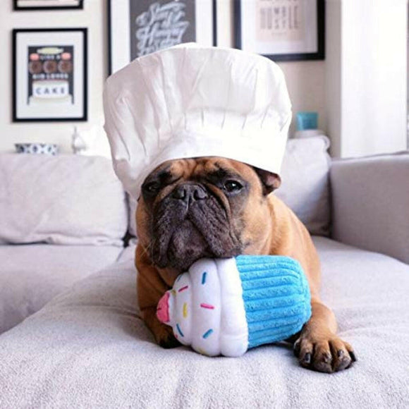 Zippy Paws Stuffed Plush Cupcake Toy For Dog