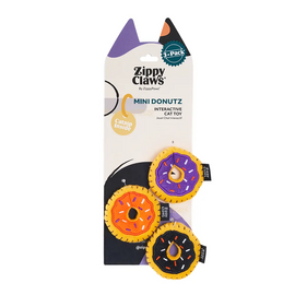 Zippyclaws Halloween Mini Donutz Toy For Cats- 3pk - Cat Toys 2