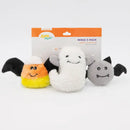 Zippypaws Halloween Miniz Flying Frights Toy For Dogs Set (3 Pack) - Dog Toys 1