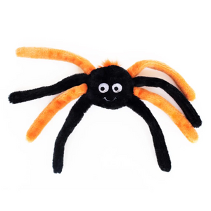 Zippypaws Halloween Spiderz Plush Toy for Dogs Small - Orange - Plush Dog Toys 2