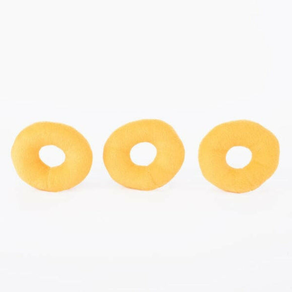 ZippyPaws Holiday Miniz 3-Pack Donutz - Dog Toy 3