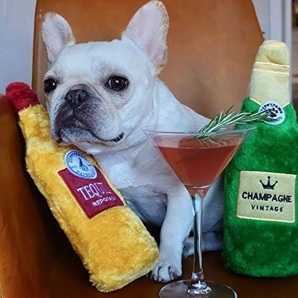 ZippyPaws Ipa Happy Hour Crusherz Plush Dog Toy