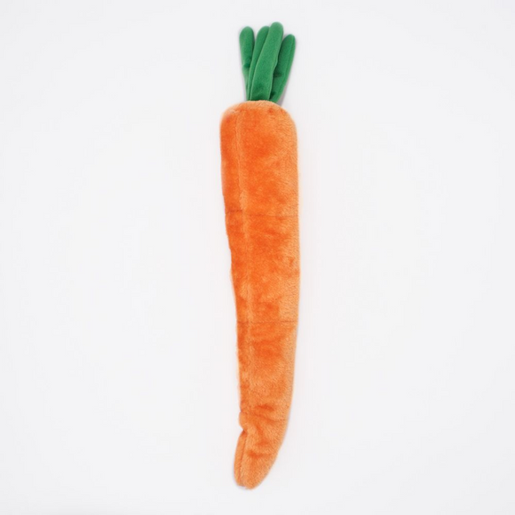 ZippyPaws Jigglerz Carrot Plush Dog Toy - Dog Toy 2