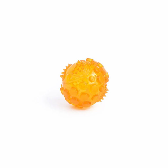 ZippyPaws ZippyTuff Squeaker Ball Dog Toy, yellow
