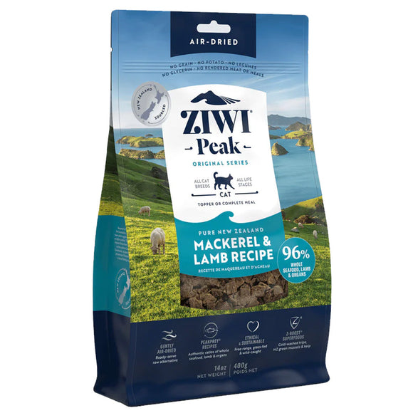 Ziwi Peak Air Dried Food Topper for Cats - Mackerel & Lamb / 14-oz - Cat Food Toppers & Mixers 3