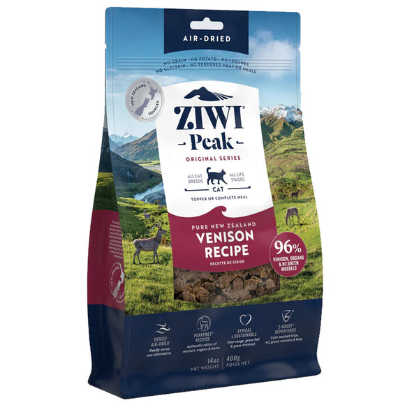 Ziwi Peak Air Dried Food Topper for Cats - Venison / 14-oz - Cat Food Toppers & Mixers 9