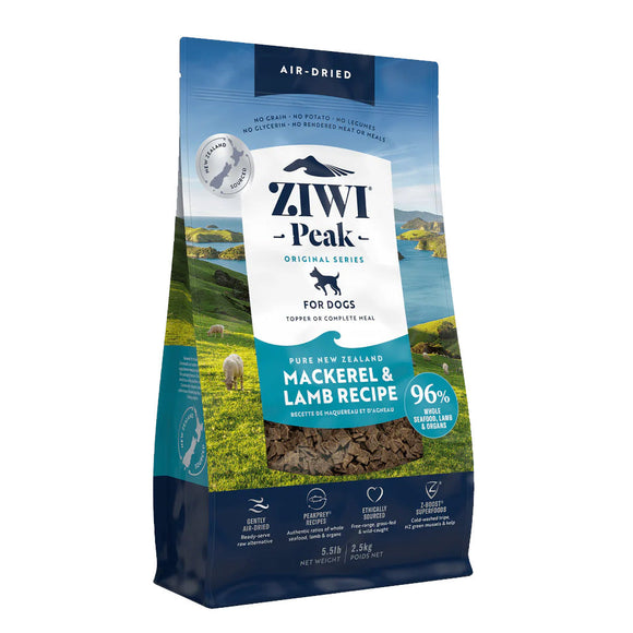 Ziwi Peak Air Dried Food Topper for Dogs - Mackerel & Lamb / 5.5-lb - Dog Food Toppers & Mixers 13