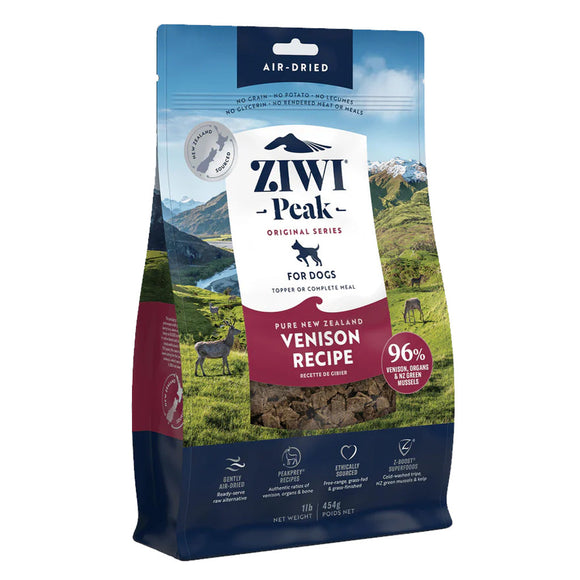 Ziwi Peak Air Dried Food Topper for Dogs - Venison / 16-oz - Dog Food Toppers & Mixers 33