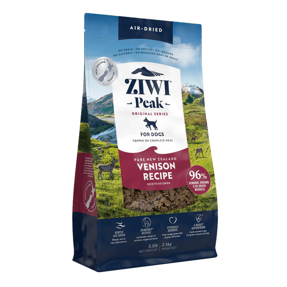 Ziwi Peak Air Dried Food Topper for Dogs - Venison / 5.5-lb - Dog Food Toppers & Mixers 35