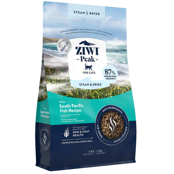 Ziwi Peak Steam & Dried Cat Food - South Pacific Fish / 4.9-lb - Cat Food 2