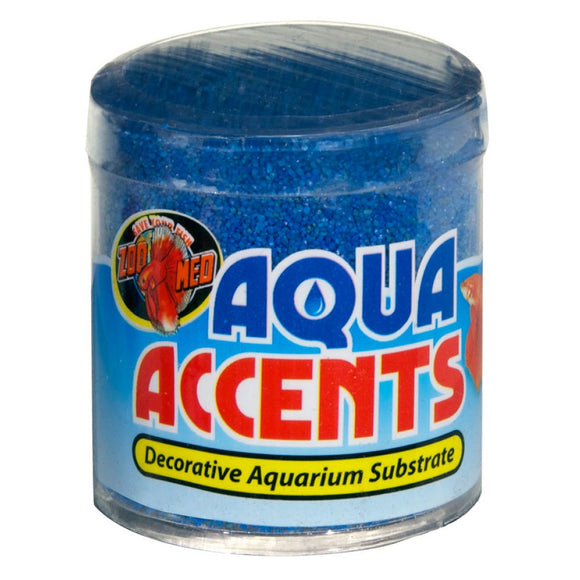 Zoo Med Aqua Accents Decorative Aquarium Substrate (8 oz) - Ballistic Blue, sand - Aquarium Gravel & Substrates 6