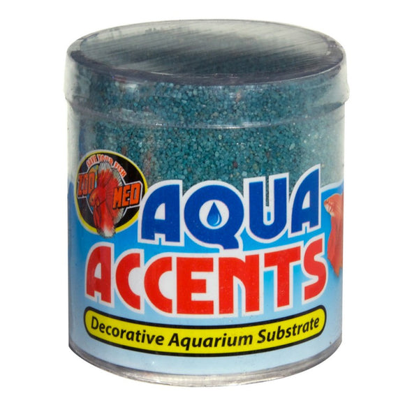 Zoo Med Aqua Accents Decorative Aquarium Substrate (8 oz) - Terminator Teal, sand - Aquarium Gravel & Substrates 5