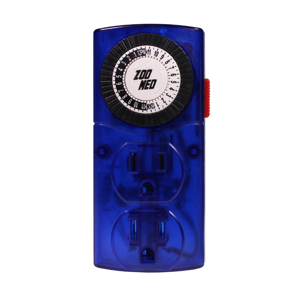 Zoo Med AquaSun Dual Day/Night Timer - Reptile Thermometers & Timers 4