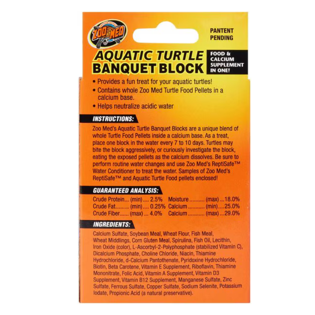ドッグフード Collon Zoo Med Aquatic Turtle Banquet Block | Calcium Supplement