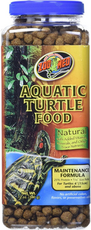Zoo Med Aquatic Turtle Food Maintenance Formula Dry Food - 12 oz - Small Animal Food 7
