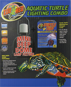 Zoo Med Aquatic Turtle Lighting Combo - Reptile & Amphibian Habitat Heating & Lighting 2