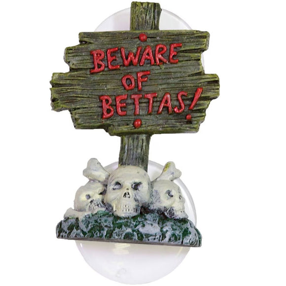 Zoo Med Betta Bling Skull Sign