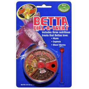 Zoo Med Betta Dial-A-Treat Freeze Dried Fish Food, 0.12-oz