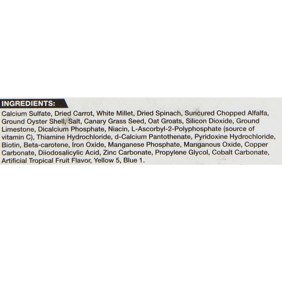 Zoo Med Bird Banquet Vegetable Formula Mineral Block Beak Conditioner - Bird Treats 3