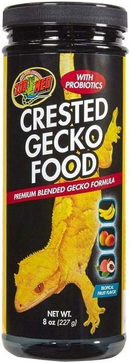 Zoo Med Crested Gecko Premium Blended Tropical Fruit Dry Food - 8-oz - Reptile Food 4