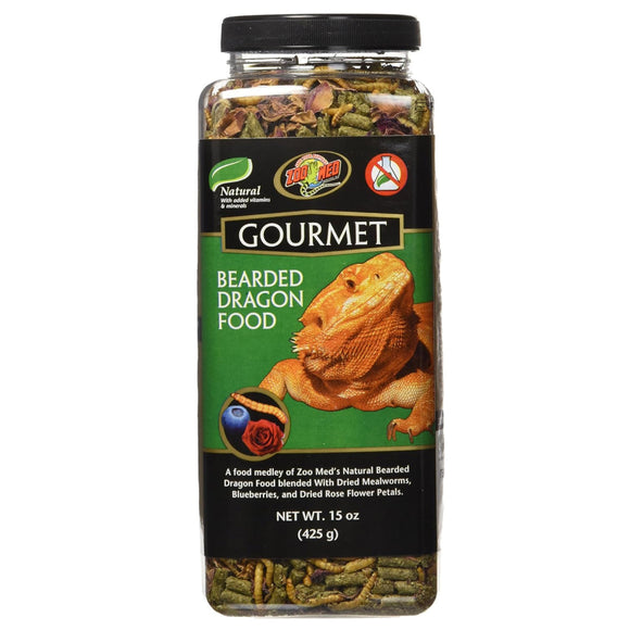 Zoo Med Gourmet Bearded Dragon Dry Food - 15 -oz - Reptile Food 1