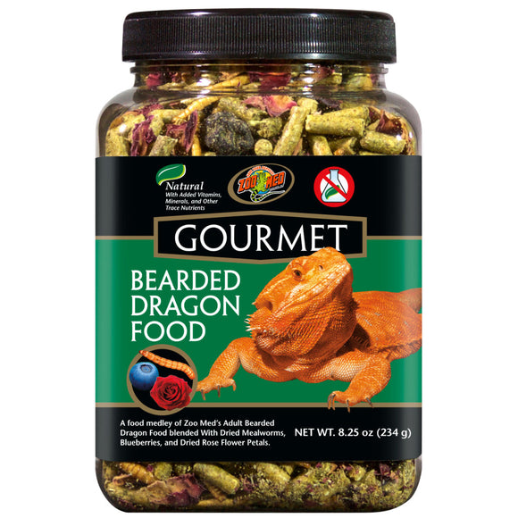 Zoo Med Gourmet Bearded Dragon Dry Food - 8.25 -oz - Reptile Food 2