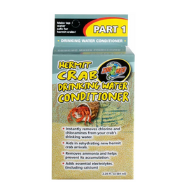 Zoo Med Hermit Crab Drinking Water Conditioner (2.25 oz) - Reptile Water Treatment & Cleaning 1