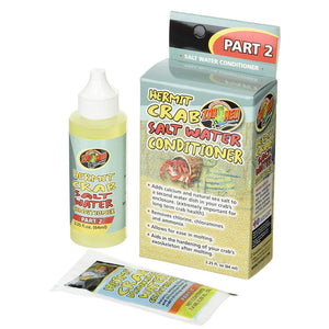 Zoo Med Hermit Crab Salt Water Conditioner (2.25 oz) - Reptile Water Treatment & Cleaning 2