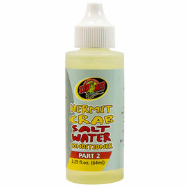 Zoo Med Hermit Crab Salt Water Conditioner (2.25 oz) - Reptile Water Treatment & Cleaning 1