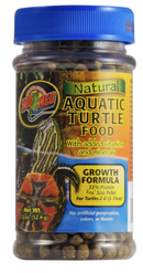 Zoo Med Natural Aquatic Turtle Food Growth Formula Dry Food - 1.5-oz - Reptile Food 7