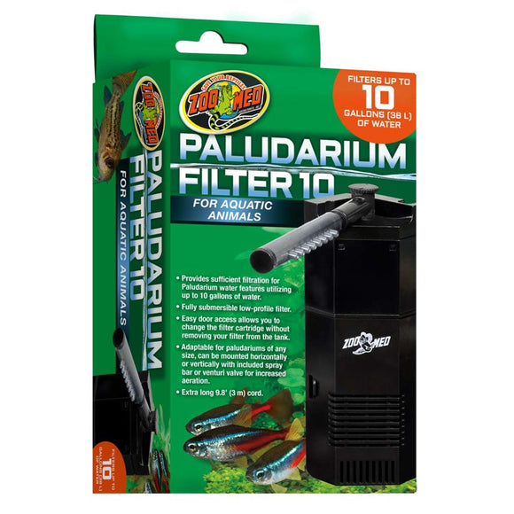Zoo Med Paludarium Filter 10 packaging on a white background