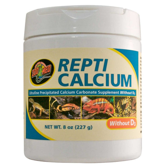 Zoo Med Repti Calcium without Vitamin D3 Reptile Supplement - 8 oz - Vitamins & Supplements 4