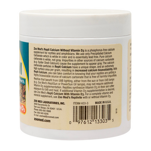 Zoo Med Repti Calcium without Vitamin D3 Reptile Supplement - Vitamins & Supplements 2