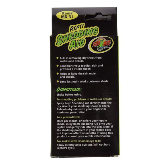 Zoo Med Repti Shed Aid Spray For Reptiles (2.25 oz) - Reptile Healthcare & Wellness 6
