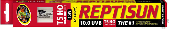 Zoo Med ReptiSun 10.0 UVB T5 HO High Output Lamp - 12-in - 15-watt - Reptile & Amphibian Habitat Heating & Lighting 1