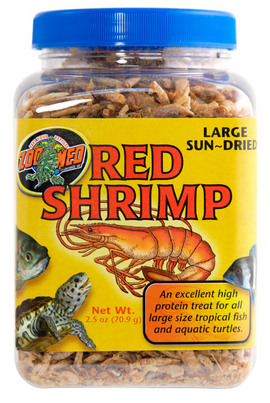 Zoo Med Sun-Dried Large Red Shrimp Reptile Food & Treat - 2.5-oz - Reptile Food 2