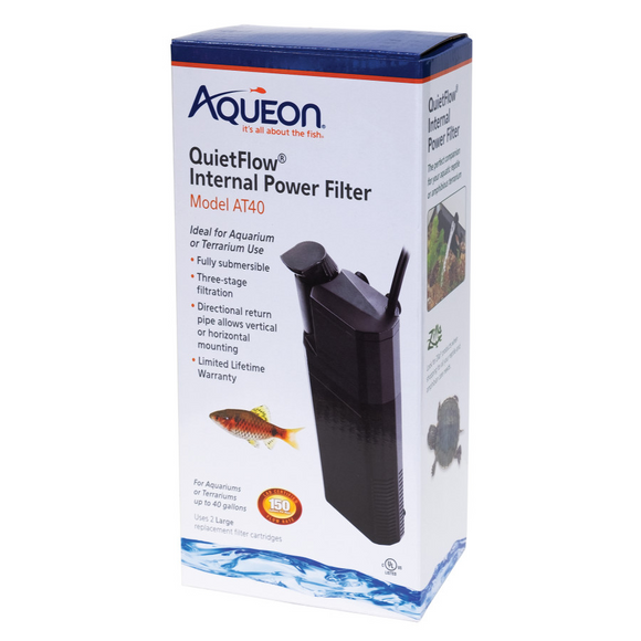 Aqueon QuietFlow Internal Power Filter Model