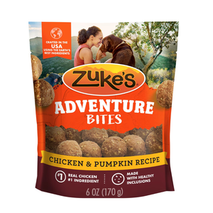 Zuke’s Adventure Bites Dog Treats (6 oz) - Chicken & Pumpkin Recipe - Dog Treats 1