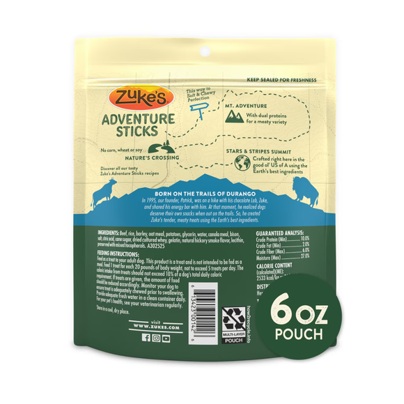 Zuke’s Adventure Sticks Soft & Chewy Recipe - Dog Treats 9