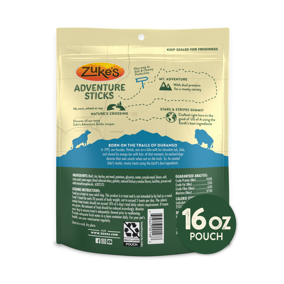 Zuke’s Adventure Sticks Soft & Chewy Recipe - Dog Treats 10
