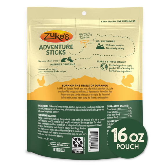 Zuke’s Adventure Sticks Soft & Chewy Recipe - Dog Treats 19