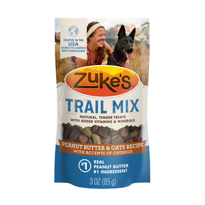 Zuke’s Trail Mix Soft Dog Treats - Peanut Butter & Oats Recipe / 3 oz - Dog Treats 1
