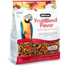 ZuPreem FruitBlend Flavor with Natural Flavors Daily Large Bird Food, 3.5-lb