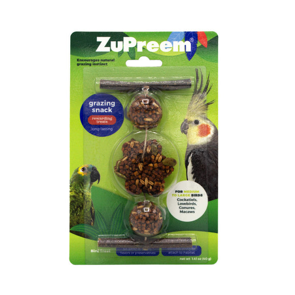 ZuPreem Grazing Snack Bird Treat 1.76-oz - Bird Food 1