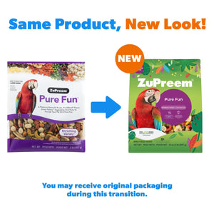 ZuPreem Pure Fun Bird Food for Large Birds 2-lb - Bird Food 2