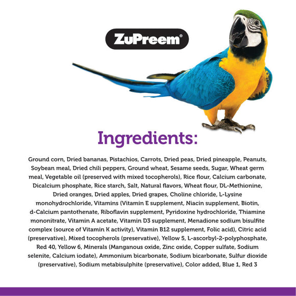 ZuPreem Pure Fun Bird Food for Large Birds 2-lb - Bird Food 7