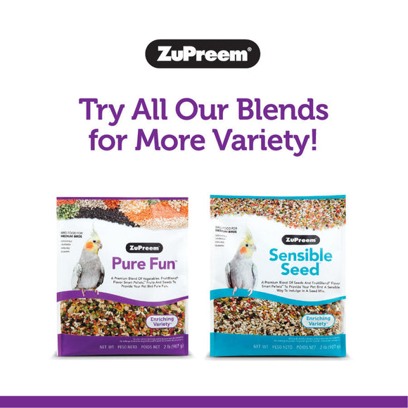 ZuPreem Pure Fun Bird Food for Large Birds 2-lb - Bird Food 4