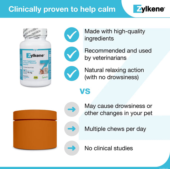 Zylkene Calming Capsules - 75mg - Dog Supplements & Vitamins 11